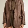 Braune Lederjacke für Damen Braune Lederjacke für Damen