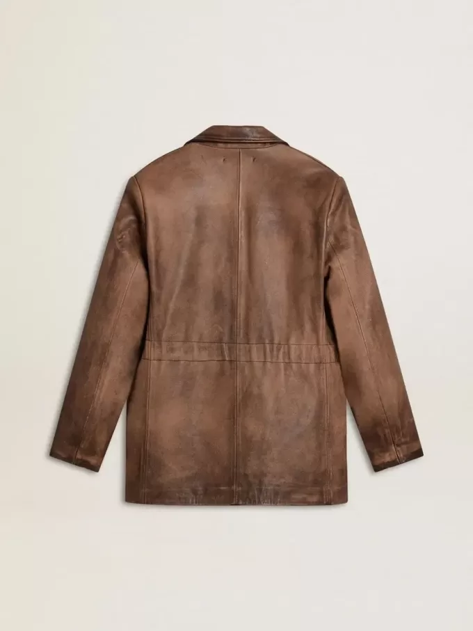 Braune Lederjacke für Damen Braune Lederjacke für Damen