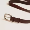 Brauner Houston-Gürtel aus gewaschenem Leder Brauner Houston-Gürtel aus gewaschenem Leder