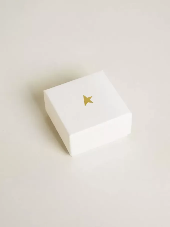 Buchstabe G-Anhänger aus goldfarbenem Messing mit Kristallen