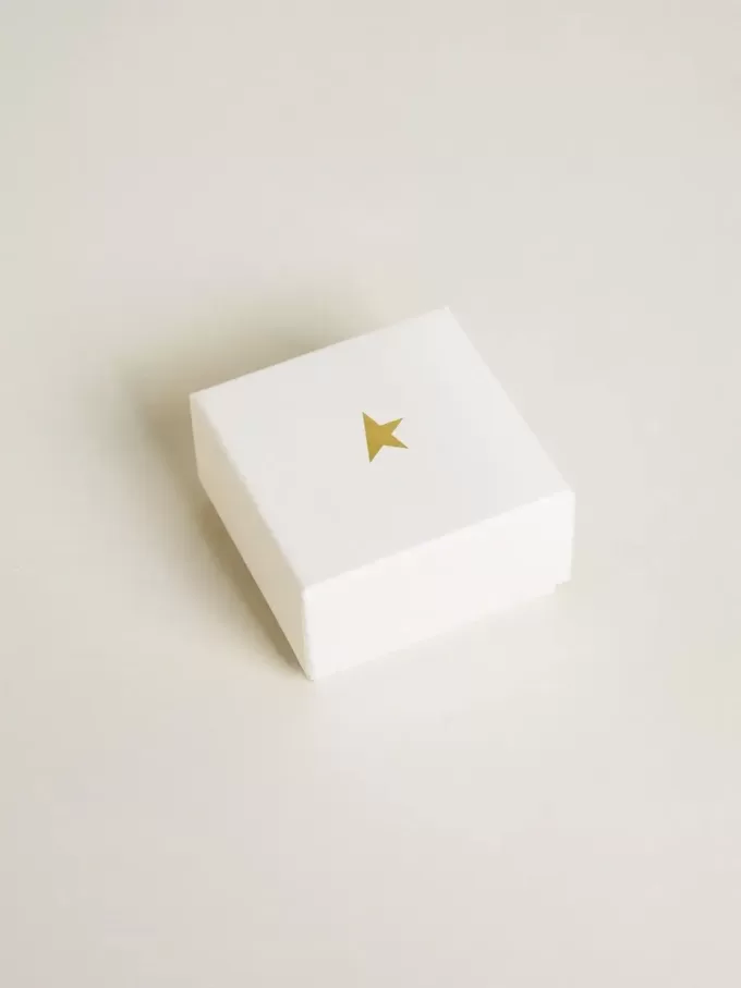 Buchstabe H-Anhänger aus goldfarbenem Messing mit Kristallen