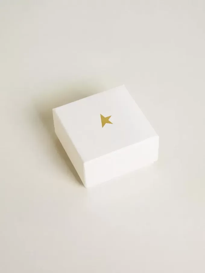 Buchstabe N-Anhänger aus goldfarbenem Messing mit Kristallen