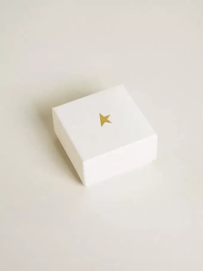 Buchstabe W-Anhänger aus goldfarbenem Messing mit Kristallen