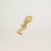 Buchstabe Z-Anhänger aus goldfarbenem Messing mit Kristallen Buchstabe Z-Anhänger aus goldfarbenem Messing mit Kristallen