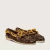 Herren-Cruise-Loafer aus Ponyfell mit Leopardenmuster