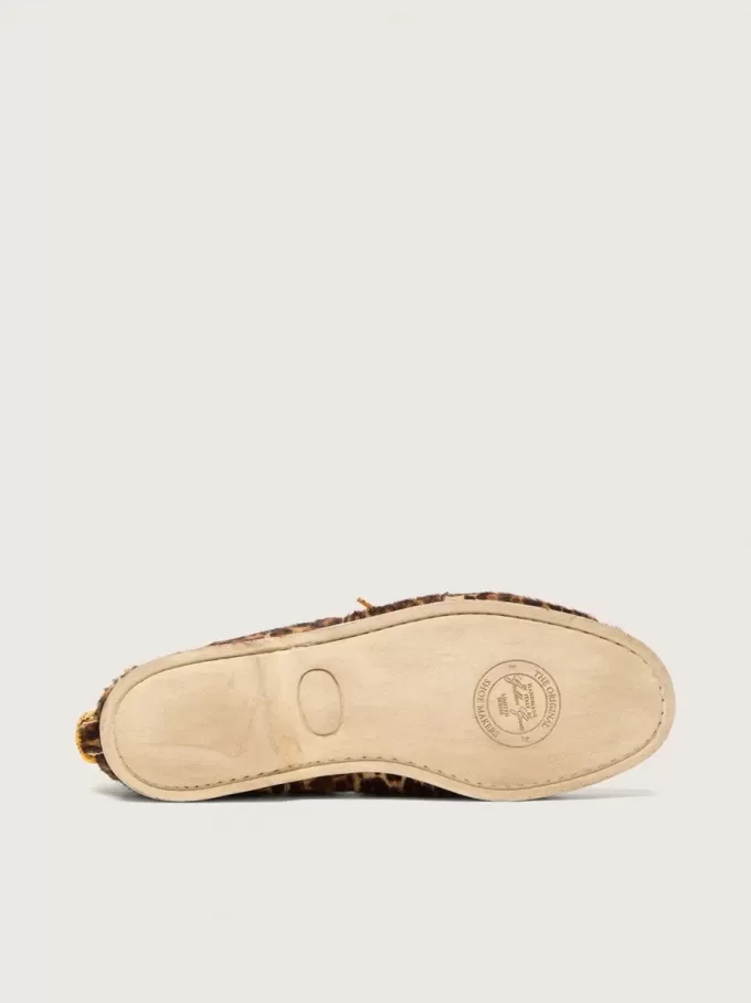 Herren-Cruise-Loafer aus Ponyfell mit Leopardenmuster