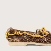 Herren-Cruise-Loafer aus Ponyfell mit Leopardenmuster