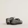 Cruise Teen Loafer aus schwarzem Leder mit Used-Look Cruise Teen Loafer aus schwarzem Leder mit Used-Look