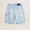 Damen-Bermudashorts aus Denim mit Used-Effekt Damen-Bermudashorts aus Denim mit Used-Effekt