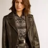 Damen-Bikerjacke aus Leder Damen-Bikerjacke aus Leder