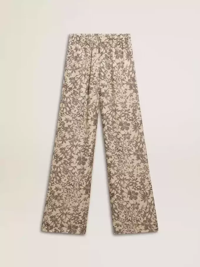 Damen-Jogginghose mit Blumenprint