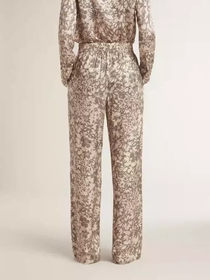 Damen-Jogginghose mit Blumenprint