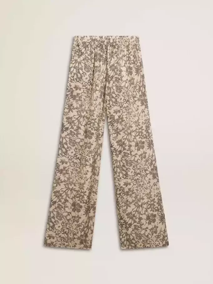 Damen-Jogginghose mit Blumenprint