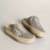 Damen-Sabot „Space-Star” in Glitzeroptik mit eisgrauem Stern und Lasche Damen-Sabot „Space-Star” in Glitzeroptik mit eisgrauem Stern und Lasche