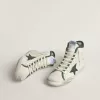 Damen-Sneaker Francy LTD aus Nappaleder mit grünem Gummister Damen-Sneaker Francy LTD aus Nappaleder mit grünem Gummister