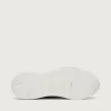 Damen-Sneaker „Running Sole” aus Mesh und Nubukleder mit silbernem Metallic-Lederstern