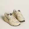 Damen-Sneaker „Running Sole LTD” aus Nylon und Nappa mit Nubuk-Stern und Fersenlasche