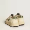 Damen-Sneaker „Running Sole LTD” aus Nylon und Nappa mit Nubuk-Stern und Fersenlasche