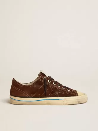 Damen-Sneaker V-Star LTD aus Wildleder mit braunem Stern