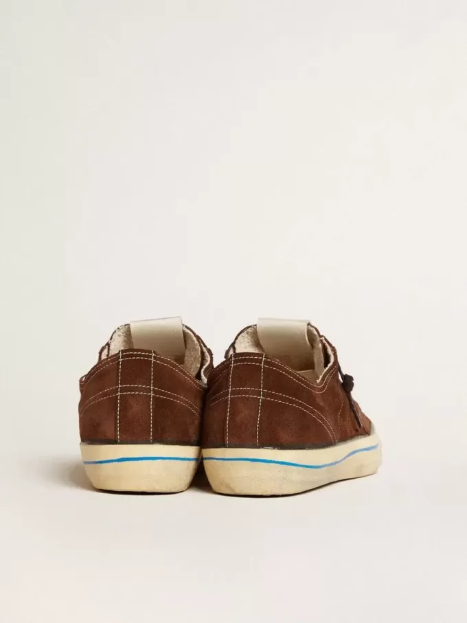 Damen-Sneaker V-Star LTD aus Wildleder mit braunem Stern Damen-Sneaker V-Star LTD aus Wildleder mit braunem Stern