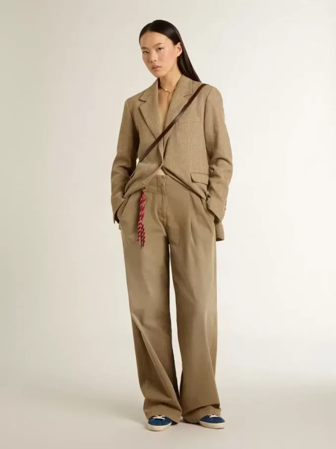 Damen-Super-Star LTD aus blauem Wildleder mit weißem Stern