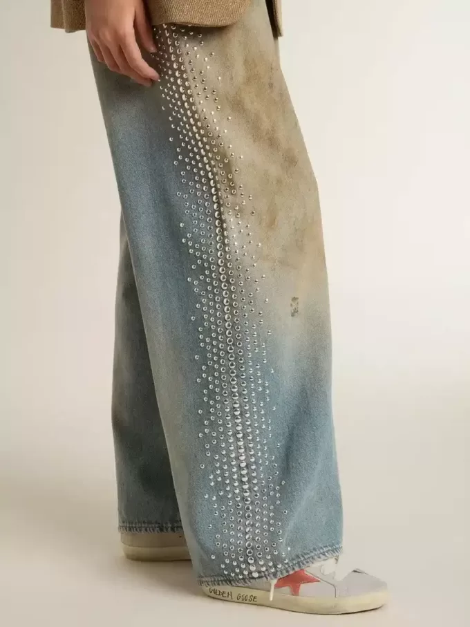 Damen-Super-Star LTD aus grauem Leder mit ziegelrotem Wildlederstern Damen-Super-Star LTD aus grauem Leder mit ziegelrotem Wildlederstern