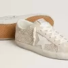 Damen-Super-Star LTD aus Wildleder mit Swarovski-Kristallen und eisgrauem Lederstern Damen-Super-Star LTD aus Wildleder mit Swarovski-Kristallen und eisgrauem Lederstern