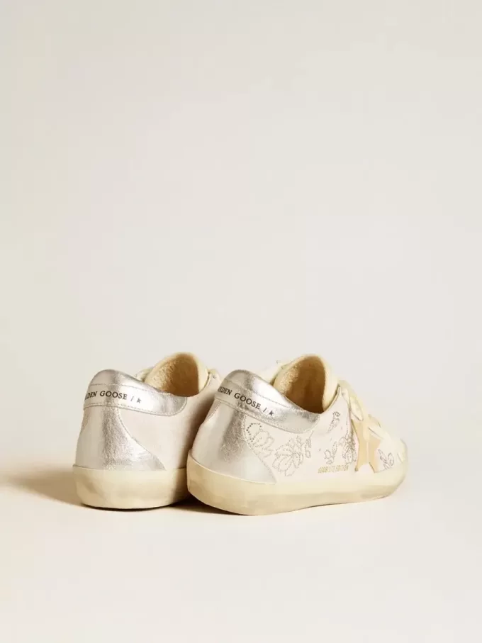 Damen-Super-Star LTD mit Swarovski-Kristallen und rauchgrauem Lederstern Damen-Super-Star LTD mit Swarovski-Kristallen und rauchgrauem Lederstern