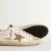 Damen-Super-Star mit goldenem Glitzerstern und eisgrauen Wildledereinsätzen