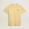 Damen-T-Shirt aus Baumwolljersey mit Stickerei am Halsausschnitt und auf der Brust Damen-T-Shirt aus Baumwolljersey mit Stickerei am Halsausschnitt und auf der Brust