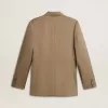 Damenblazer in Taubengrau mit doppelter Knopfleiste Damenblazer in Taubengrau mit doppelter Knopfleiste