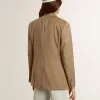 Damenblazer in Taubengrau mit doppelter Knopfleiste Damenblazer in Taubengrau mit doppelter Knopfleiste
