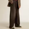 Damenhose aus Baumwolle mit mittlerer Waschung