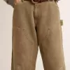 Damenhose aus Baumwolle mit Used-Look