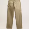 Damenhose aus Baumwolle mit Used-Look