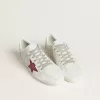Damenmodell Ball Star LTD mit rotem Stern und silberner Fersenkappe