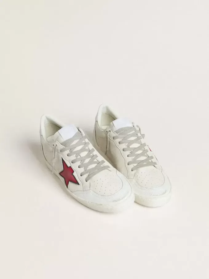 Damenmodell Ball Star LTD mit rotem Stern und silberner Fersenkappe