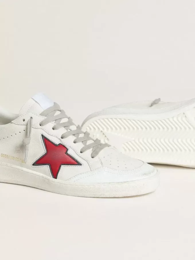 Damenmodell Ball Star LTD mit rotem Stern und silberner Fersenkappe