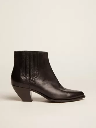 Damenstiefel Sunset aus schwarzem Leder