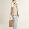 Damenweste aus Wollmischung in Khaki Damenweste aus Wollmischung in Khaki