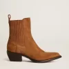 Debbie Stiefel aus braunem Wildleder