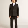 Dunkelblaue Wollhose für Jungen