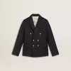 Dunkelblauer Zweireiher-Blazer für Jungen