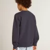 Dunkelblaues Sweatshirt für Jungen mit weißem Aufdruck Dunkelblaues Sweatshirt für Jungen mit weißem Aufdruck