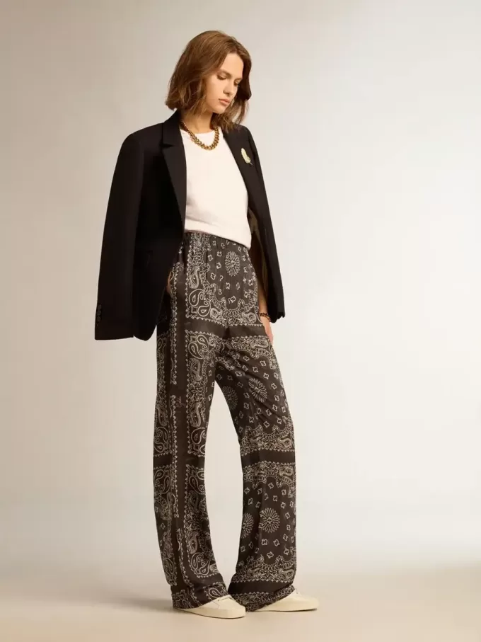 Einreihiger Damenblazer aus dunkelblauer Wollgabardine Einreihiger Damenblazer aus dunkelblauer Wollgabardine