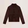 Fliegerjacke aus dunkelbraunem Wildleder aus der Golden Collection Fliegerjacke aus dunkelbraunem Wildleder aus der Golden Collection