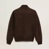 Fliegerjacke aus dunkelbraunem Wildleder aus der Golden Collection Fliegerjacke aus dunkelbraunem Wildleder aus der Golden Collection