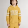 Gelbes Sweatshirt für Kinder mit Vintage-Print Gelbes Sweatshirt für Kinder mit Vintage-Print