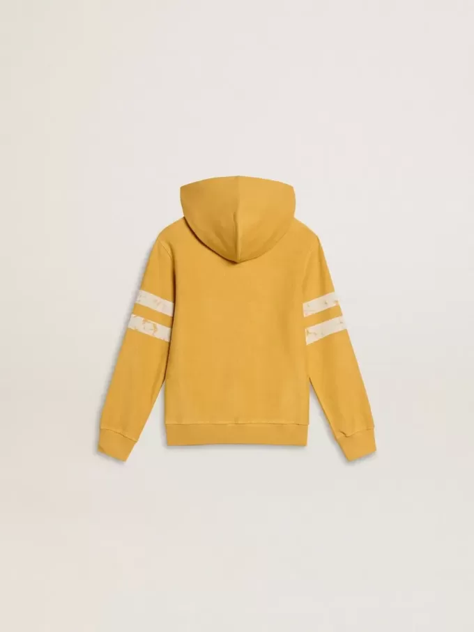Gelbes Sweatshirt für Kinder mit Vintage-Print Gelbes Sweatshirt für Kinder mit Vintage-Print