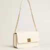 Gioia Tasche aus butterfarbenem Leder mit Golddetails